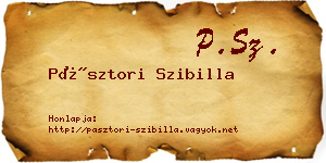 Pásztori Szibilla névjegykártya